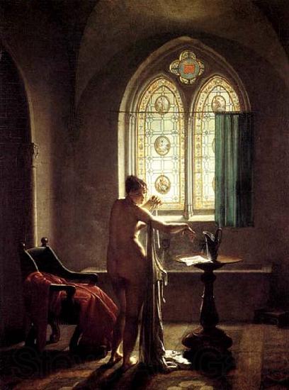 MALLET, Jean-Baptiste Gothic Bathroom France oil painting art